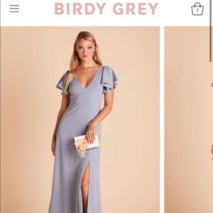 Birdy Grey Hannah dress in Dusty Blue, Size Large